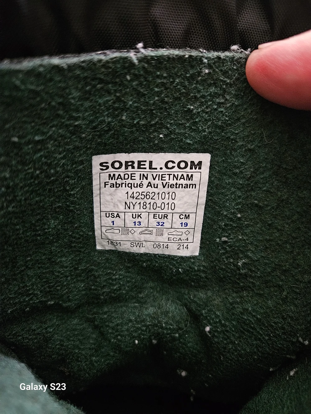 Sorel Kids Black and Blue Insulated Snow Boots